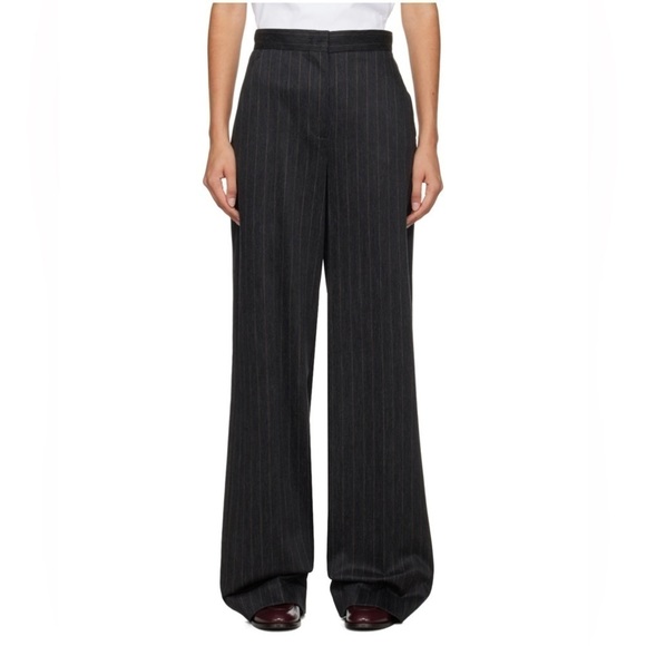 MaxMara Black Stripe Trousers - Picture 1 of 6